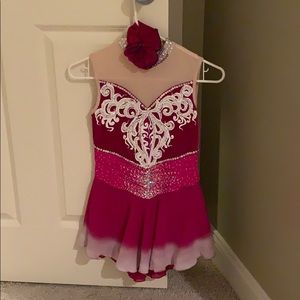 Pink Figure Skating Dress